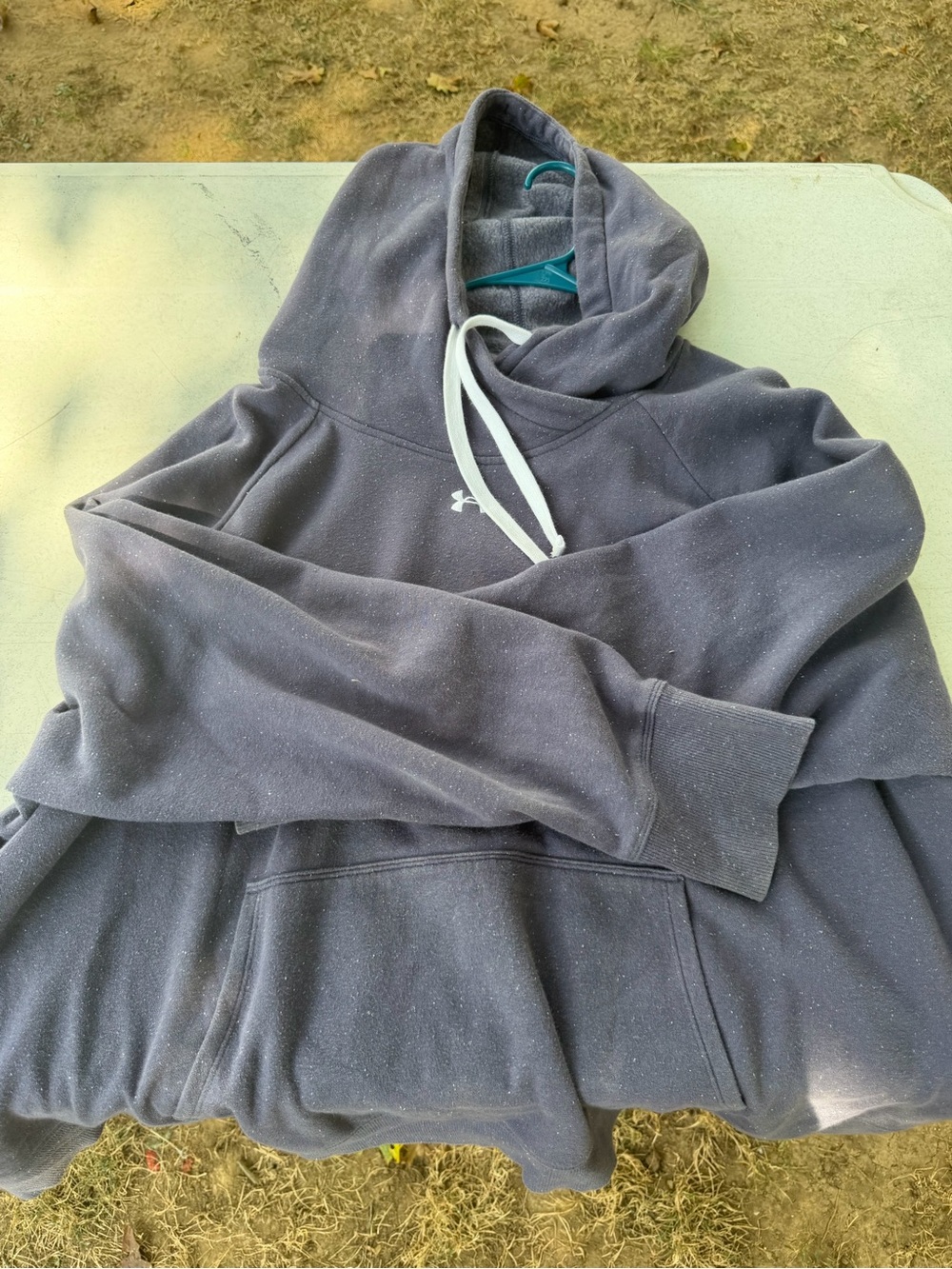 Under Armour women's purplish gray Pullover Hoodie Sweatshirt